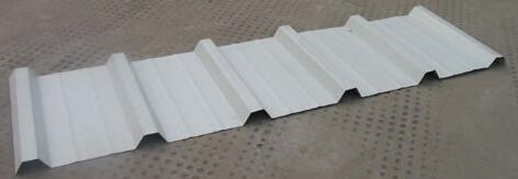 हाइड्रोलिक काटने Trapezoidal छत डेक छत शीट बनाने की मशीन TW38-200-1000